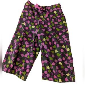 Girls Vintage Esprit Floral Print Cotton Pants Size 3T‎
